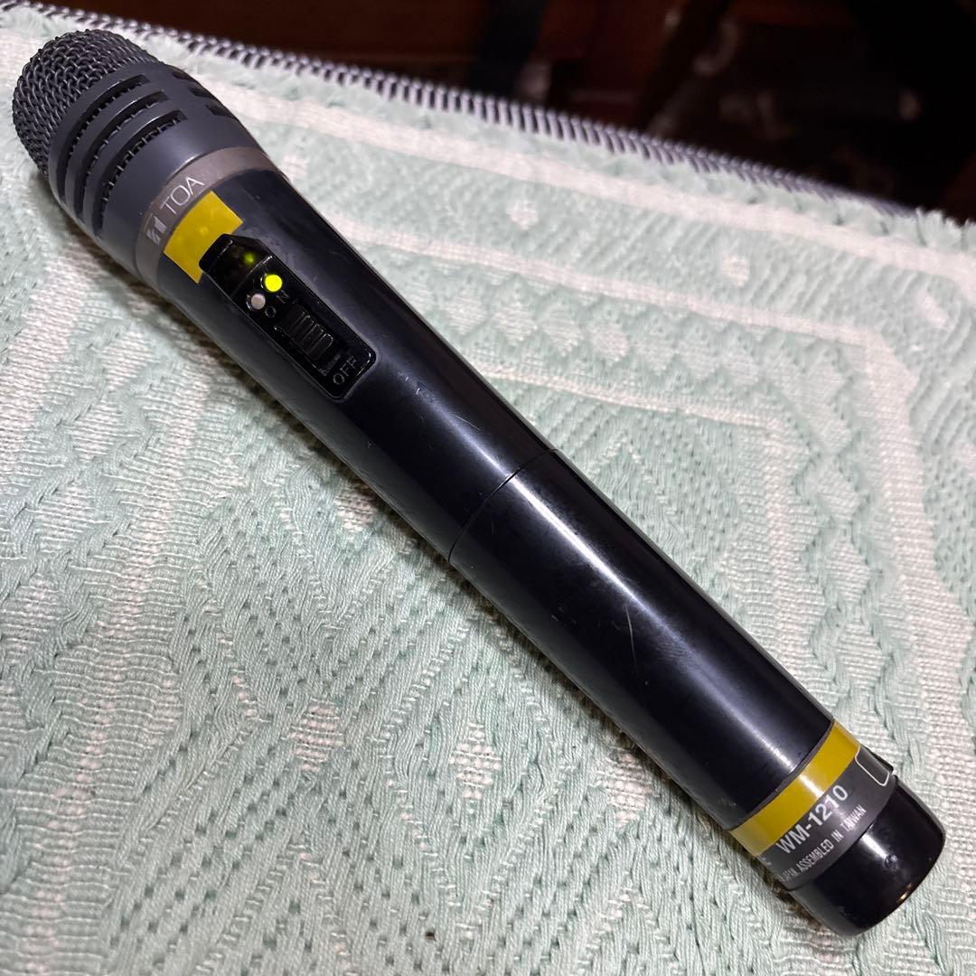 【動作確認済】TOA ワイヤレスマイク WM-1210 7887