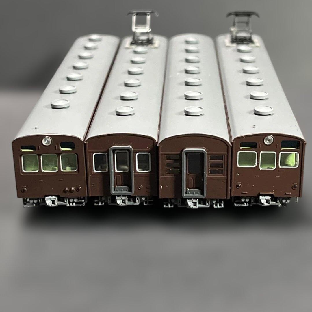 【TOMIX】国鉄 72・73形通勤電車 南武線4両セット◎98489 旧型国電