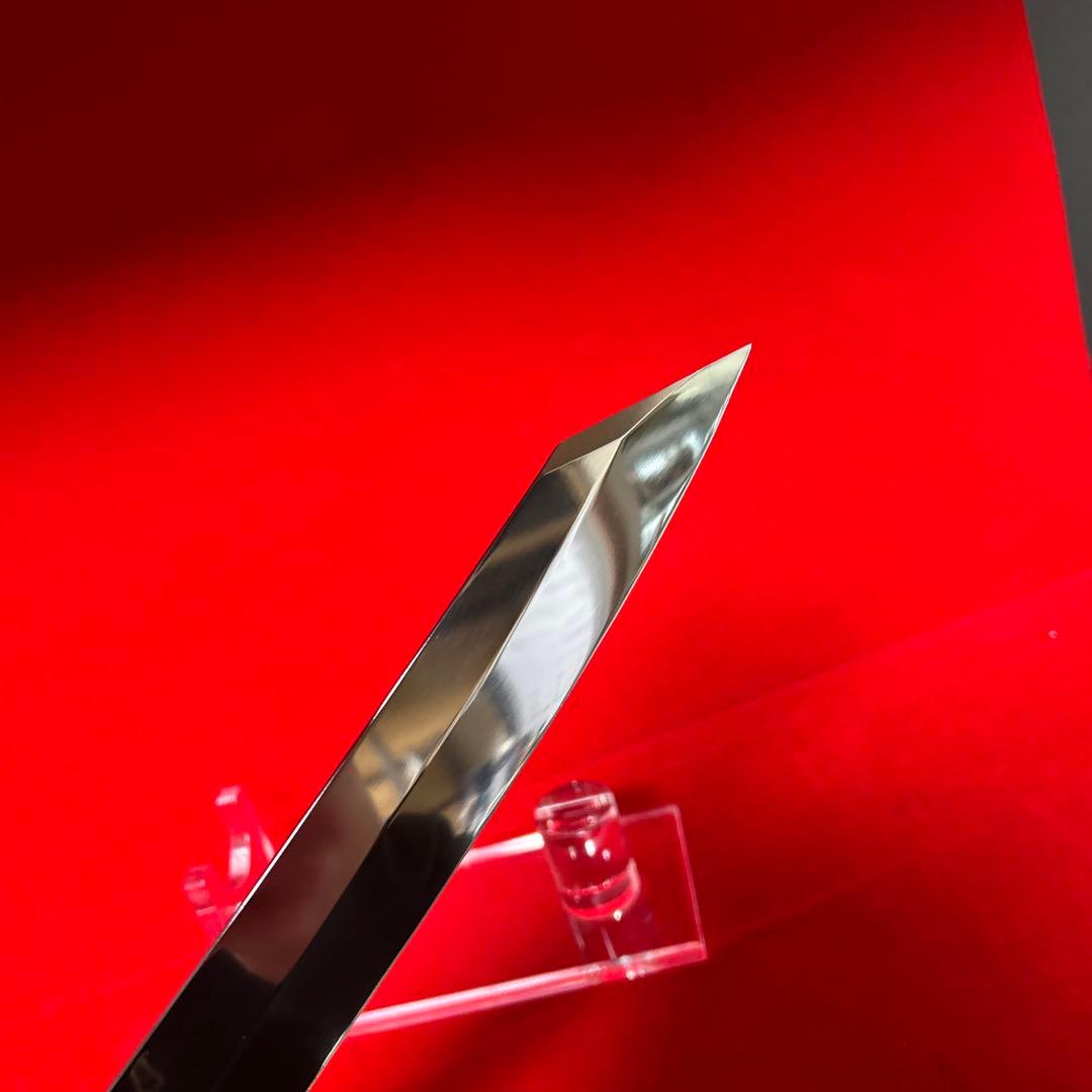 包丁　剣型切付　尺　鏡面仕上げ　箱付　未使用品