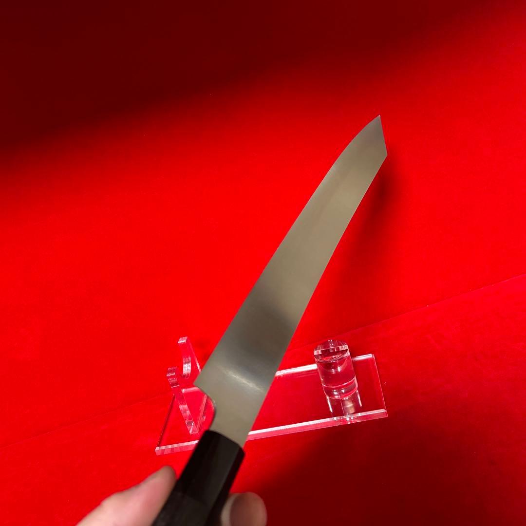 包丁　剣型切付　尺　鏡面仕上げ　箱付　未使用品