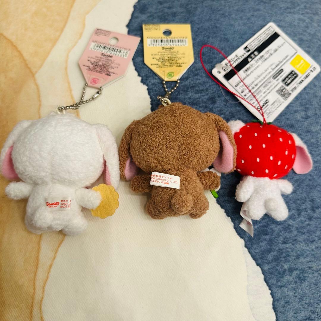 サンリオ　シュガーバニーズ　キーホルダー3点セット