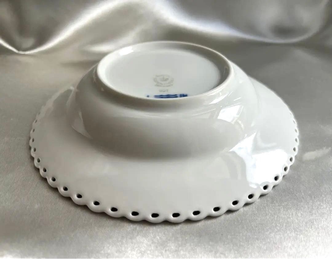 【未使用】稀少★ロイヤルコペンハーゲン　フルレース　ディーププレート15㎝