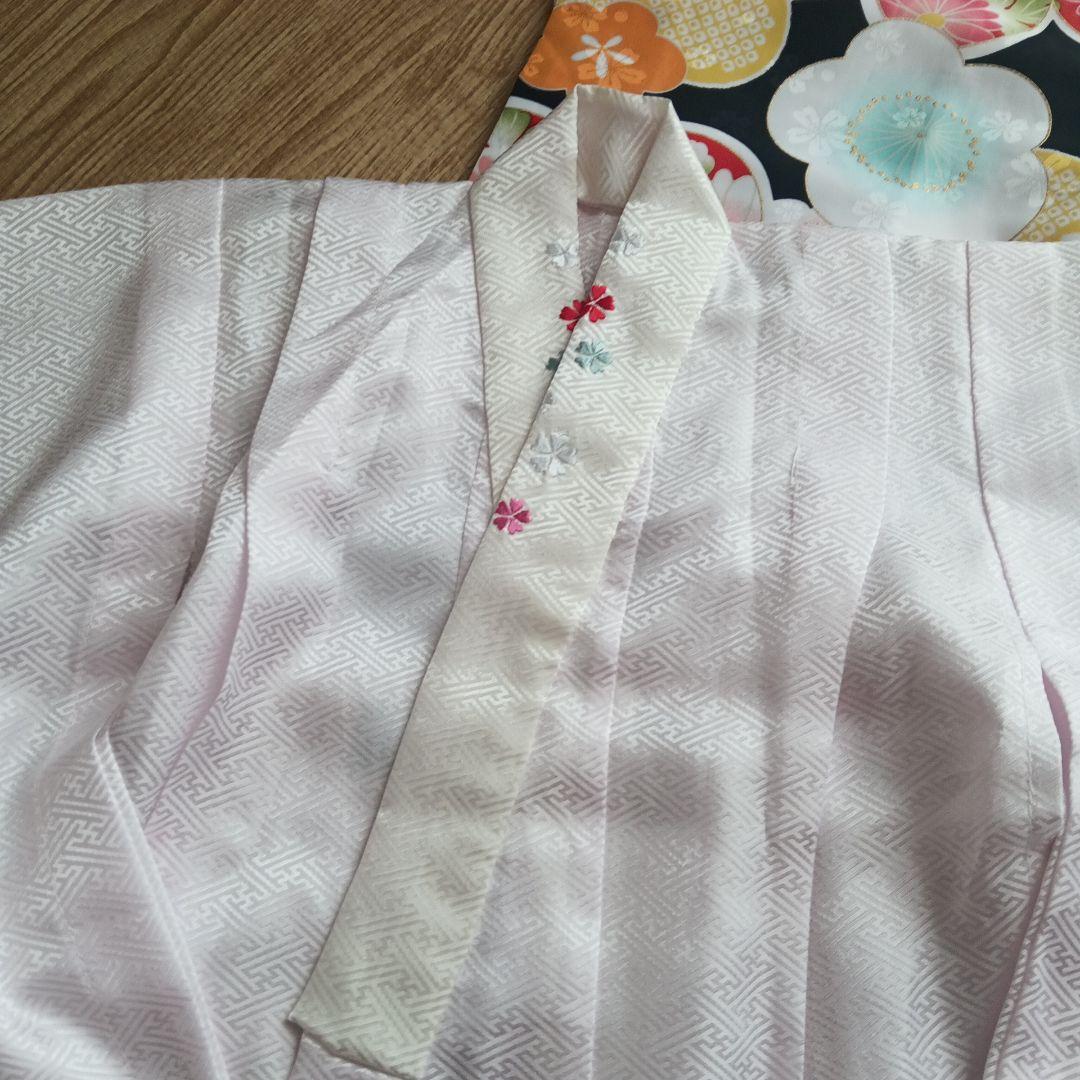 七五三用赤と多色の着物セット