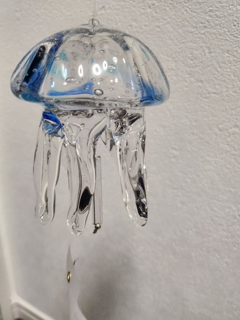 クラゲ風鈴 風鈴 タクグラス カラフル プレゼント 京都水族館 クリア