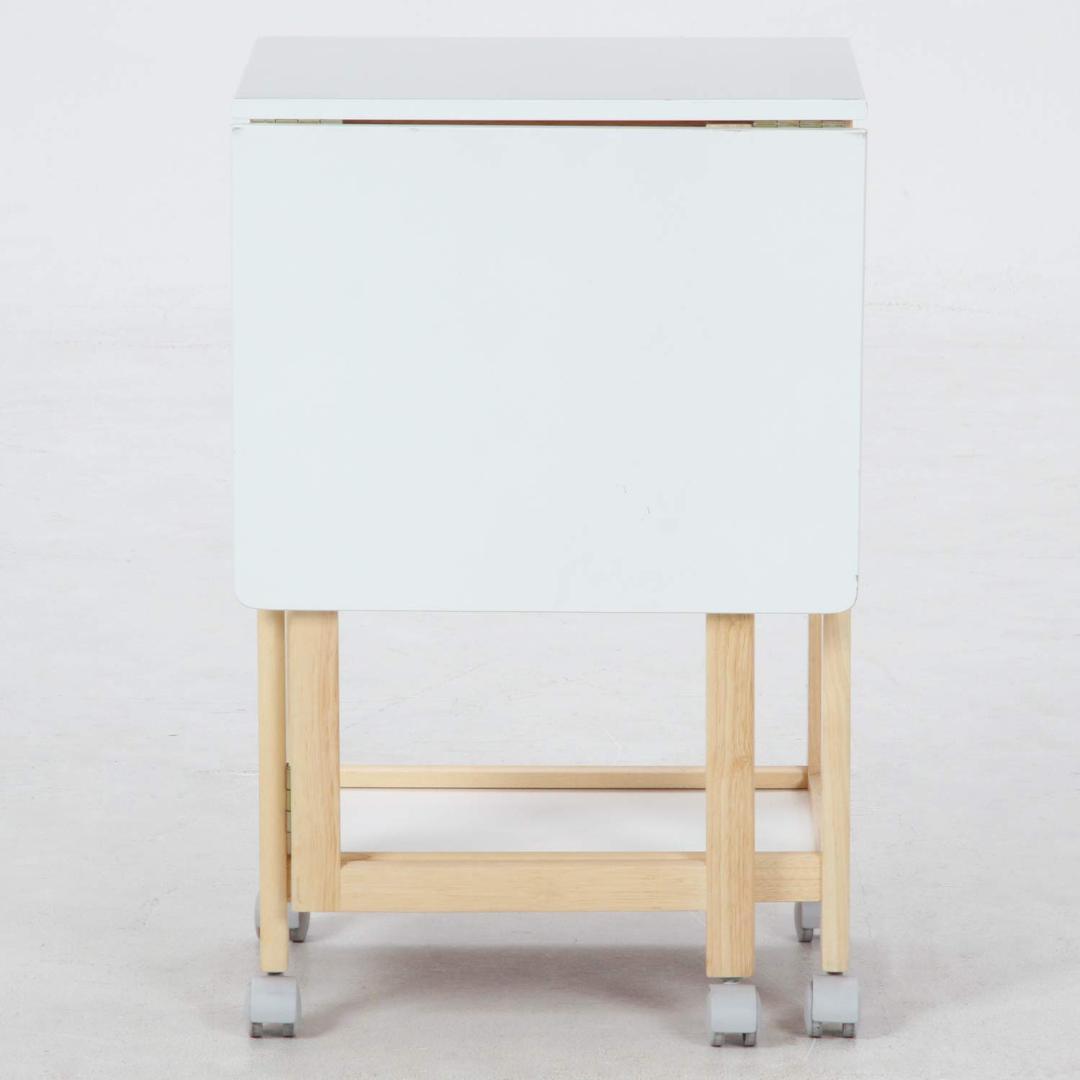 折り畳み バタフライ型キッチンカウンター 北欧デザイン