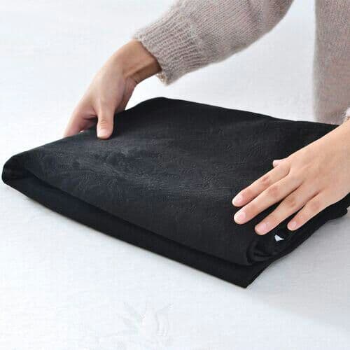 4cm高反発マットレス セミダブル ブラック　25D 120N SD