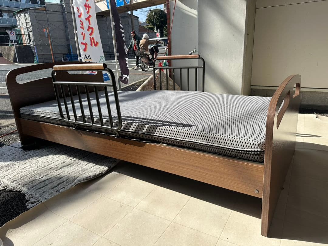 北九州市・福岡市限定 ニトリ 電動シングルベッド マットレス付 3ヶ月保証