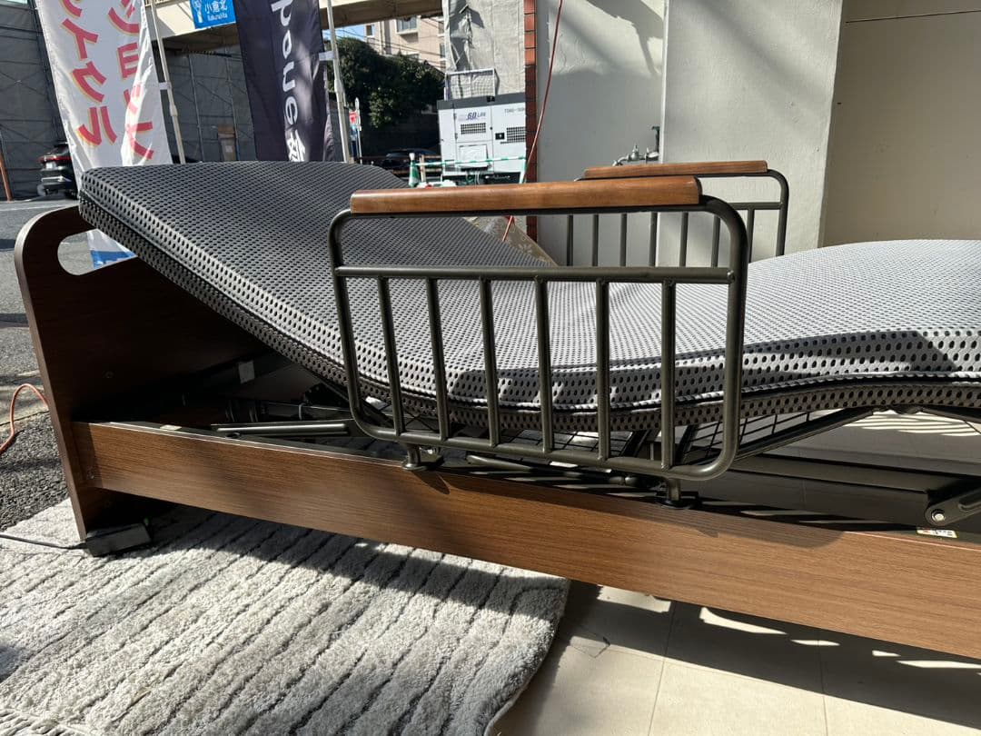 北九州市・福岡市限定 ニトリ 電動シングルベッド マットレス付 3ヶ月保証