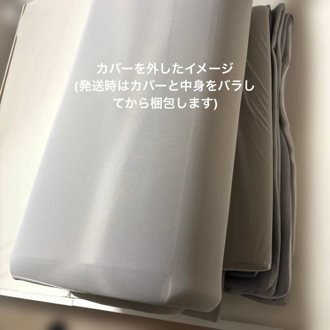 カインズ　グレー ノンスプリングマットレス190*238*5cm ファミリー用