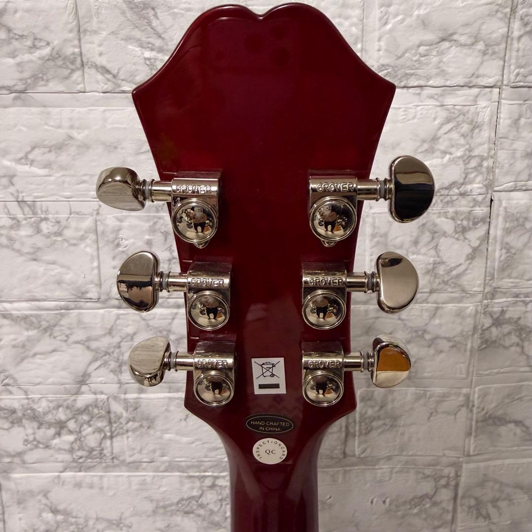 美品 Epiphone エピフォン Dot CH セミアコ エレキギター ケース