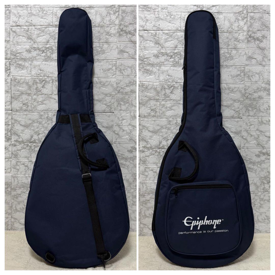 美品 Epiphone エピフォン Dot CH セミアコ エレキギター ケース