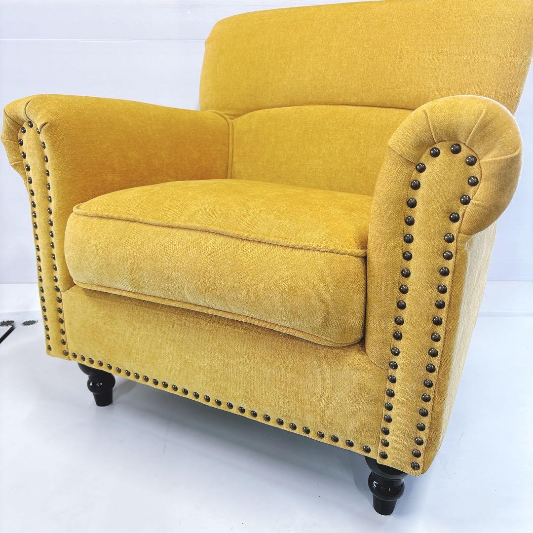 ★送料込み★VINCENT ヴィンセント ソファ 1人掛け アンティーク調