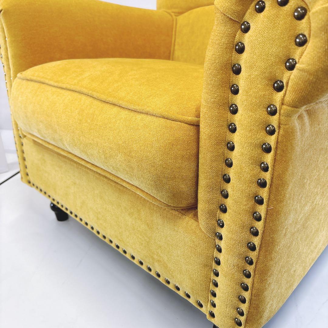 ★送料込み★VINCENT ヴィンセント ソファ 1人掛け アンティーク調