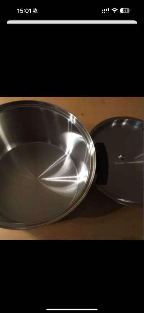 レア　ファミリークッカー　12コートステンレス 両手鍋大鍋未使用保管品　IH対応