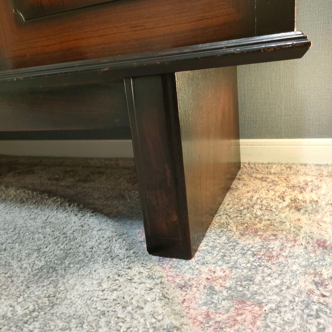 【ヴィンテージ】昭和レトロ和風ミッドセンチュリー キャビネット 飾り棚 食器棚