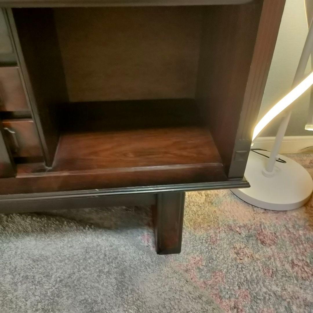 【ヴィンテージ】昭和レトロ和風ミッドセンチュリー キャビネット 飾り棚 食器棚