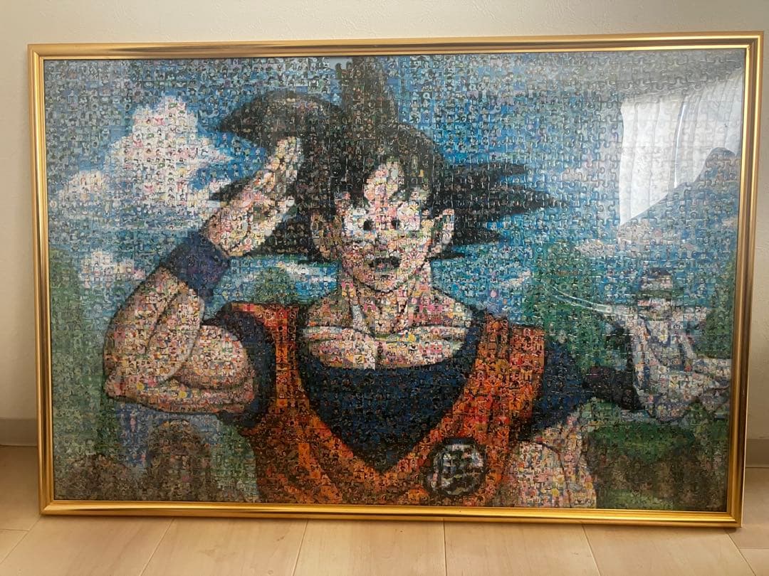 額付き完成品/ドラゴンボール/モザイクアート・パズル/1000ピース/鳥山