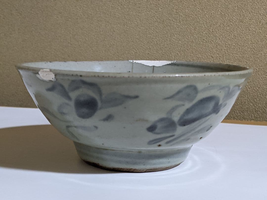 ⭐️安南染付茶盌 古陶磁 茶道具 真作極めて稀 中国古陶磁 古美術骨董品レア物