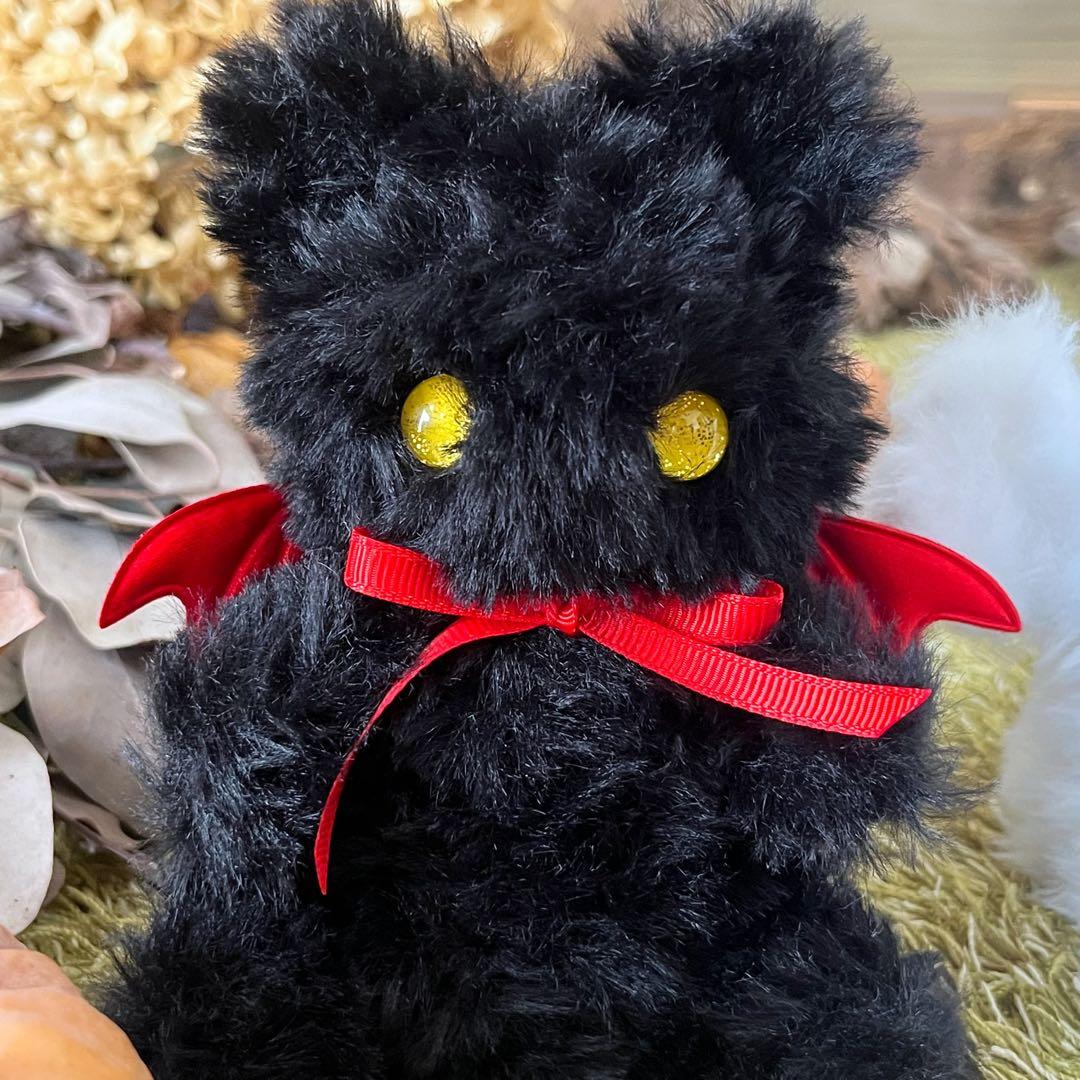 【sample】　あみぐるみ　オーダーメイド　ぬいぐるみ　ハロウィン　黒猫