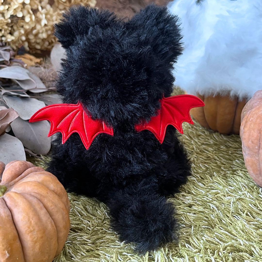 【sample】　あみぐるみ　オーダーメイド　ぬいぐるみ　ハロウィン　黒猫