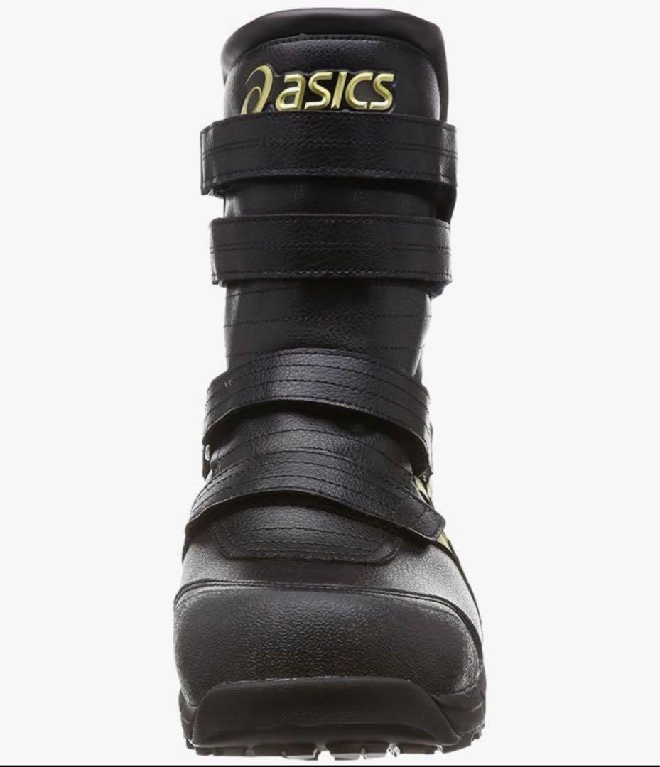 新品】アシックス ワーキング 安全靴 作業靴 ブラック×ゴールド CP401