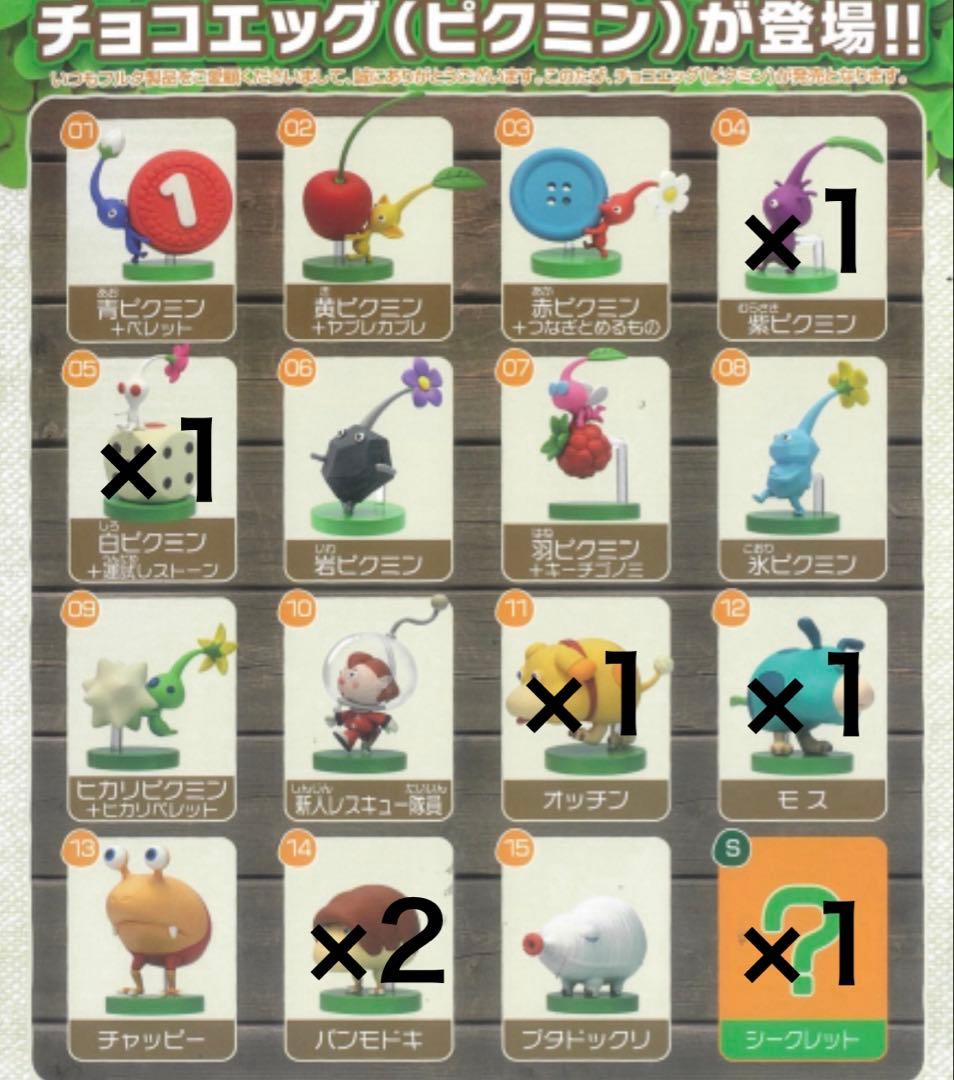 チョコエッグ ピクミン まとめ割り有 バラ売り可 - メルカリ