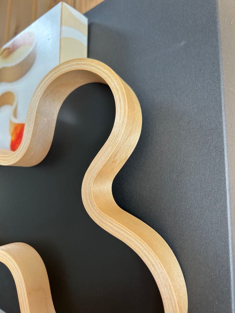 新品未使用 マヤムー 白樺のトレイ Astia アスティア ブラック 21cm