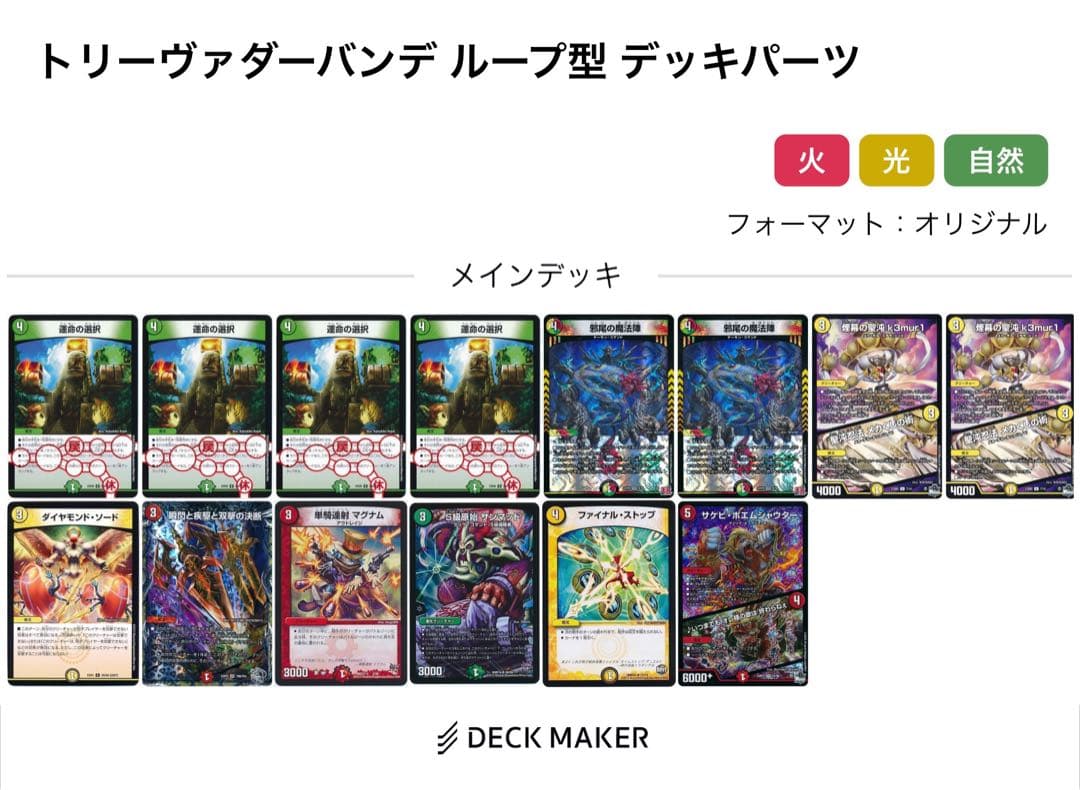 トリーヴァダーバンデ ループ型 デッキパーツ 14枚セット パーツ追加