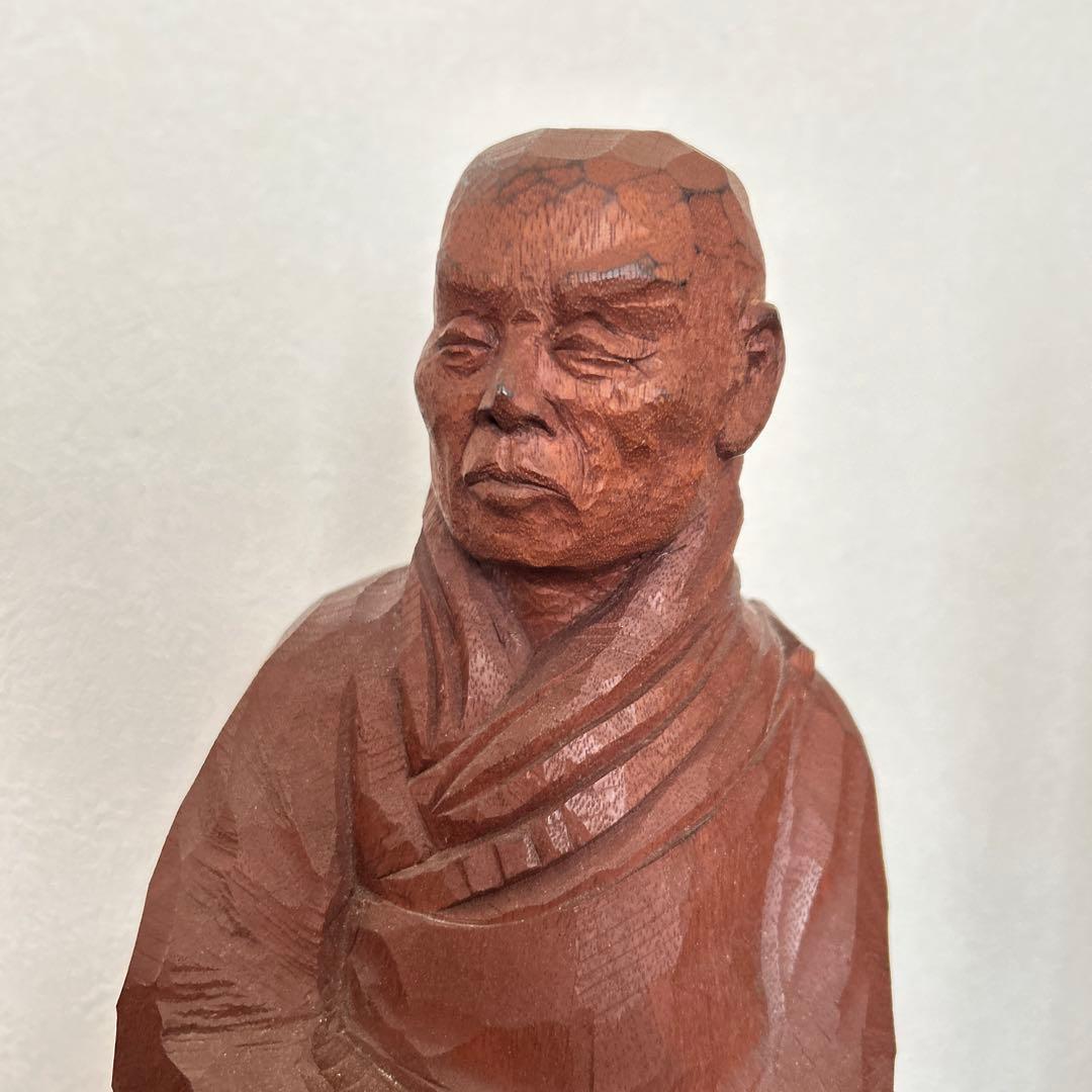木製仏像彫刻 約45cm 親