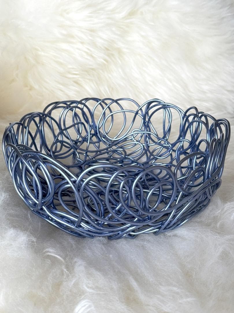 廃盤！入手困難　アレッシイ　ワイヤーかご　２点セットAlessi - イタリア製