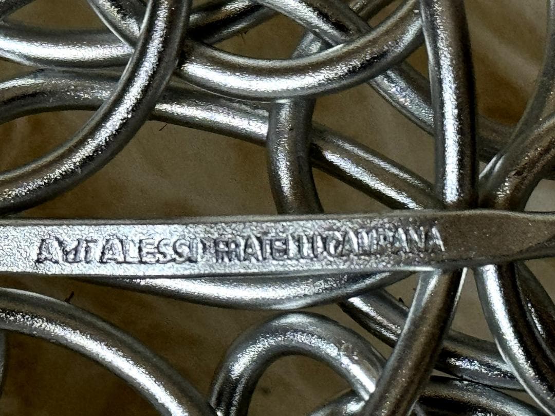 廃盤！入手困難　アレッシイ　ワイヤーかご　２点セットAlessi - イタリア製