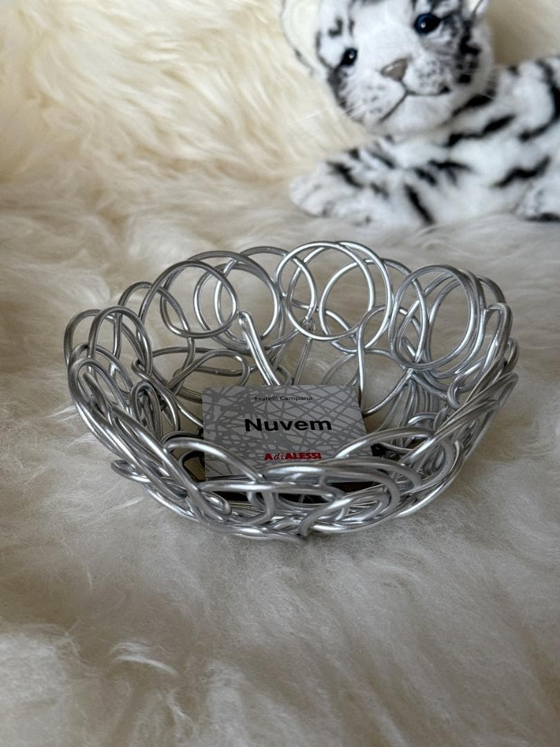 廃盤！入手困難　アレッシイ　ワイヤーかご　２点セットAlessi - イタリア製