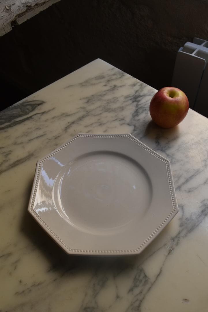 超美品サルグミンヌ　オクトゴナル　デセール皿　フランスアンティーク