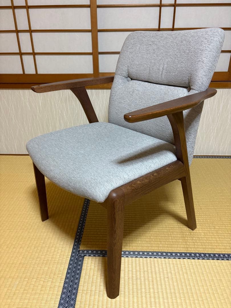 【美品】モリタインテリア 国産品 ジェント (JENT) アームLチェア