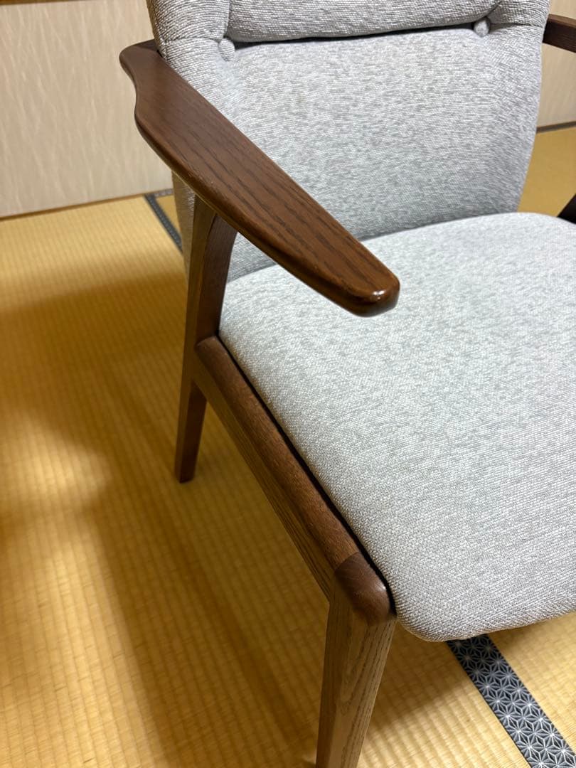 【美品】モリタインテリア 国産品 ジェント (JENT) アームLチェア