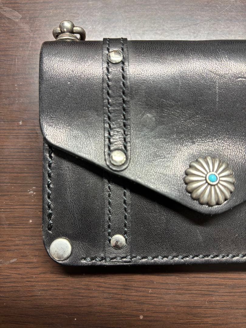 海賊トラッカーウォレット　栃木レザー