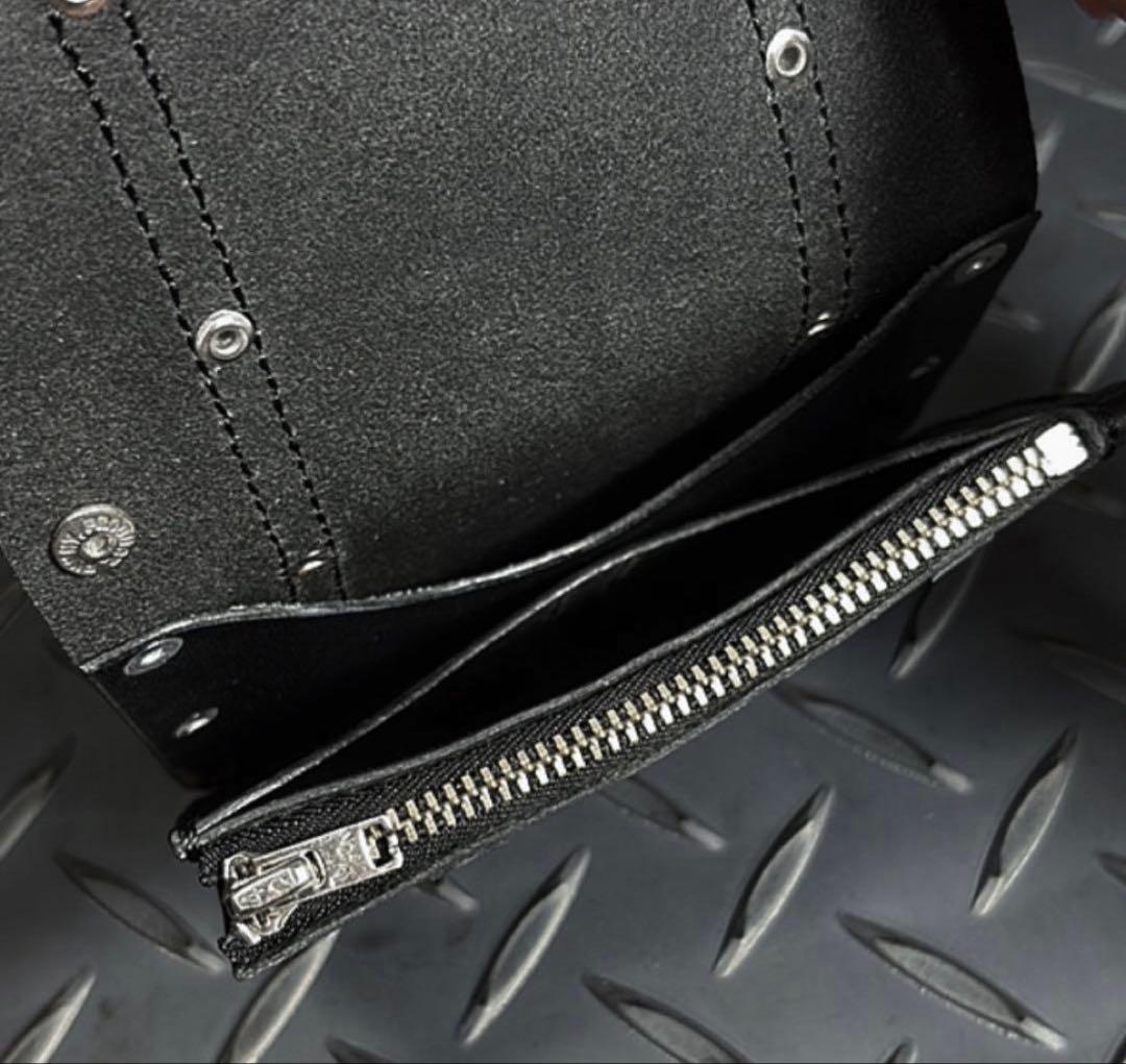 海賊トラッカーウォレット　栃木レザー