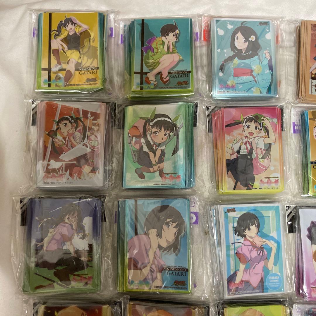 物語シリーズ スリーブ 37セット 化物語 偽物語 戦場ヶ原ひたぎ 忍野忍