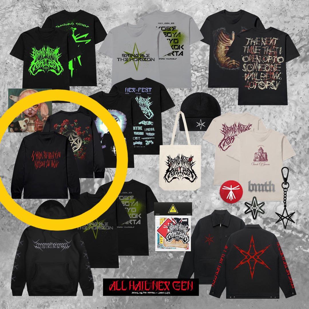 Bring Me The Horizon グッズ ロング Tシャツ Lサイズ - メルカリ