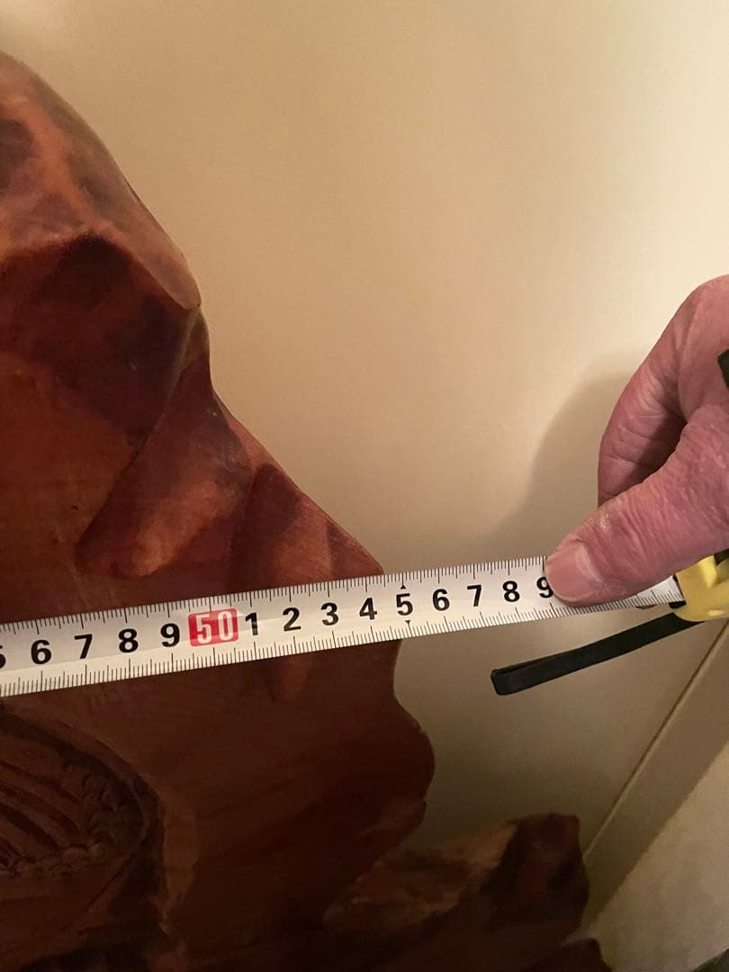 欅？　衝立木製彫刻パーテーション 鶴デザイン