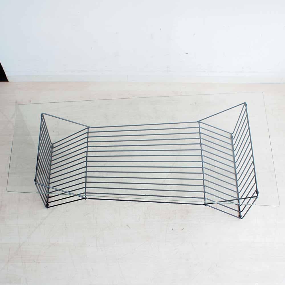 ポストモダンデザイン ガラス リビングテーブル アシンメトリー ZR24420