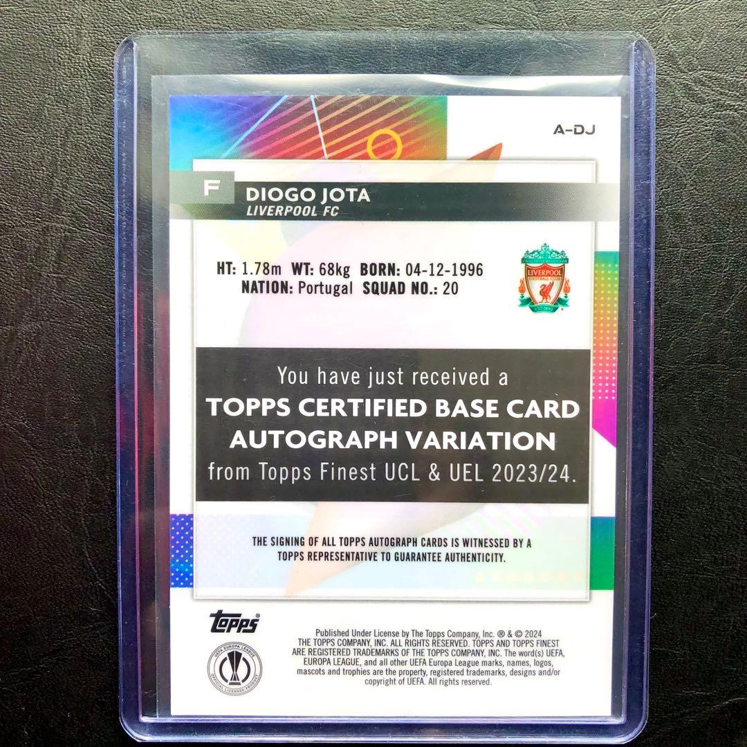 ディオゴ・ジョタ】2023-24 Topps 直筆サインカード - メルカリ