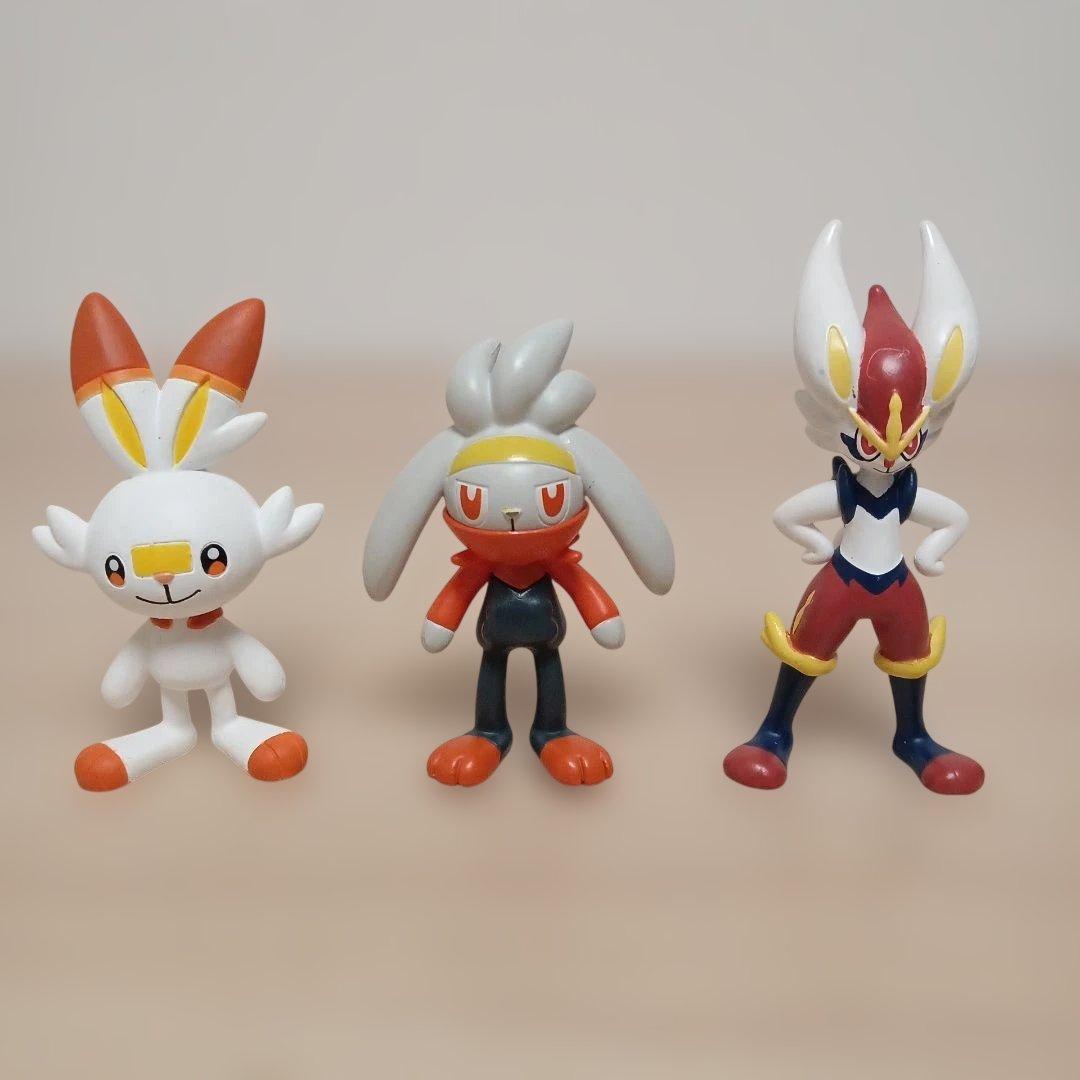 ポケモン フィギュア モンコレ エースバーン ラビフット ヒバニー