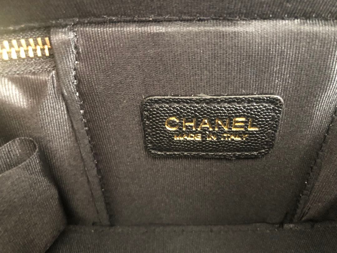 CHANEL ノベルティ チェーン付き マトラッセ ハンドバッグ ミニバッグ