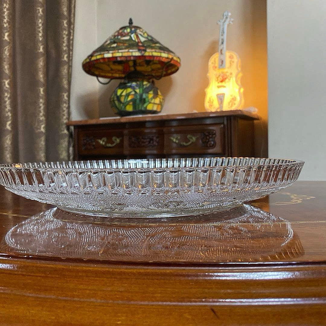 長谷川ガラス エリザベス 大皿 中皿 セット - メルカリ