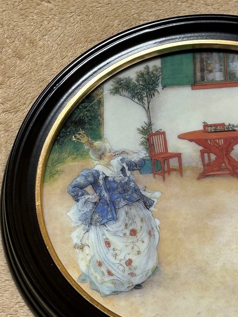 希少 ロイヤルコペンハーゲン カール・ラーション 世界枚数限定品 陶板絵皿