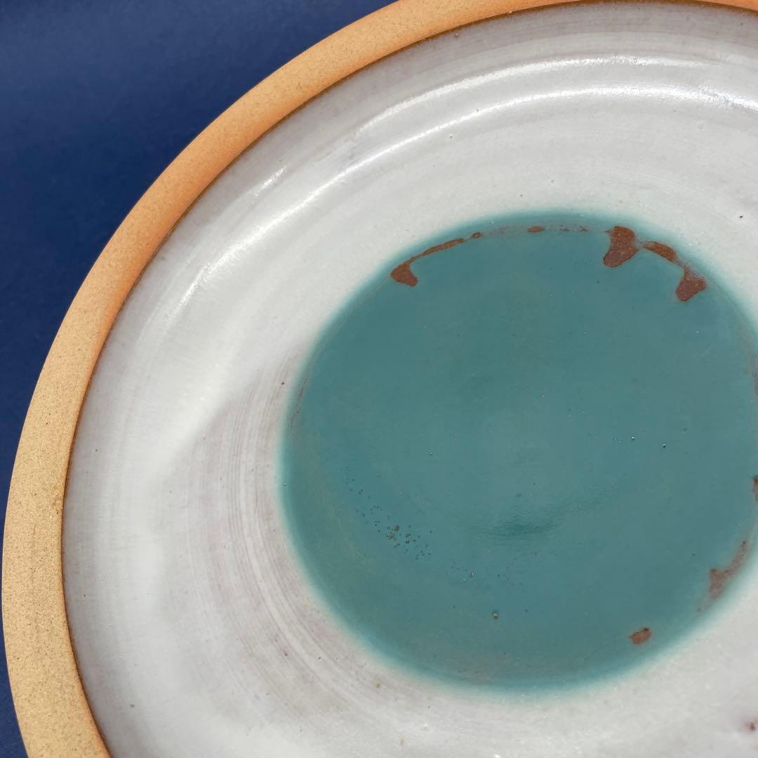 鳥取民藝 中井窯 牛ノ戸焼 中井焼 染め分け皿 プレート 24cm - メルカリ