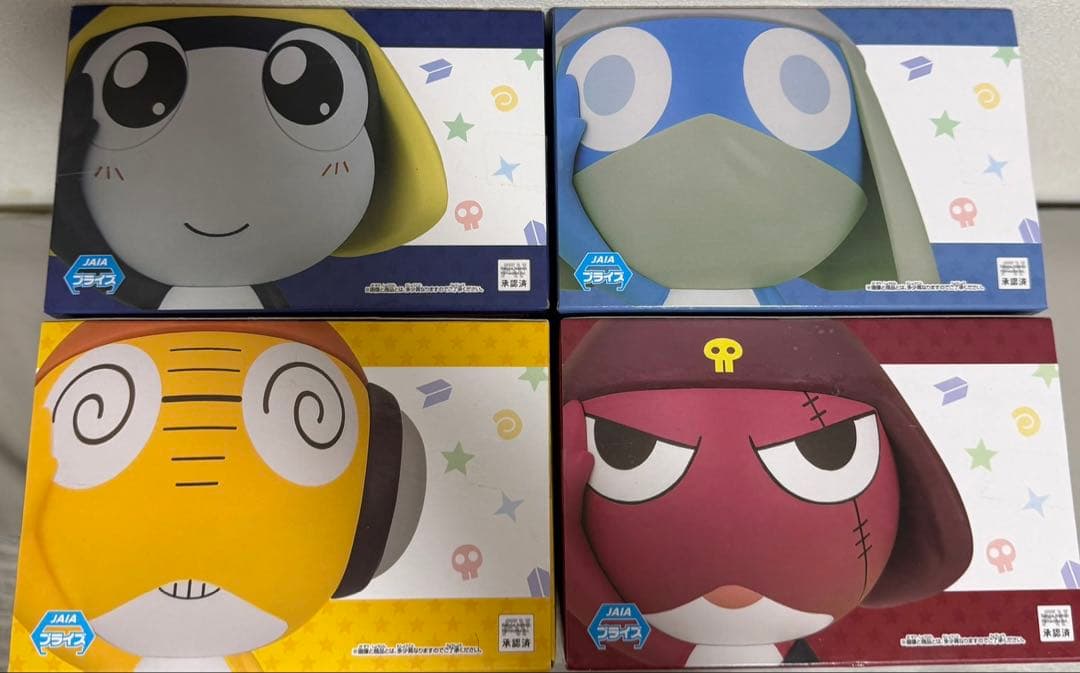 プライズフィギュア　ケロロ軍曹 4体　セミコンプセット