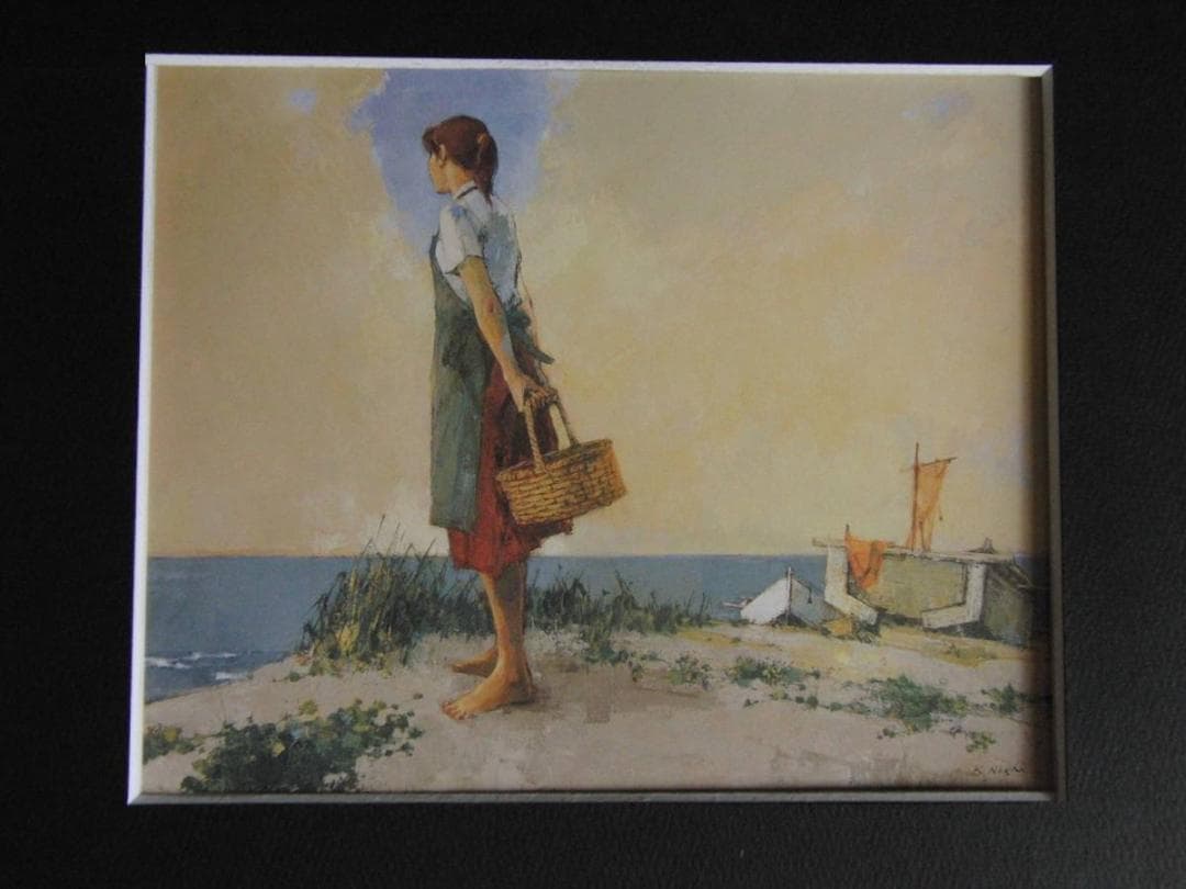 西健吉、【浜】、希少な額装用画集より、新品額装付、状態良好 - メルカリ