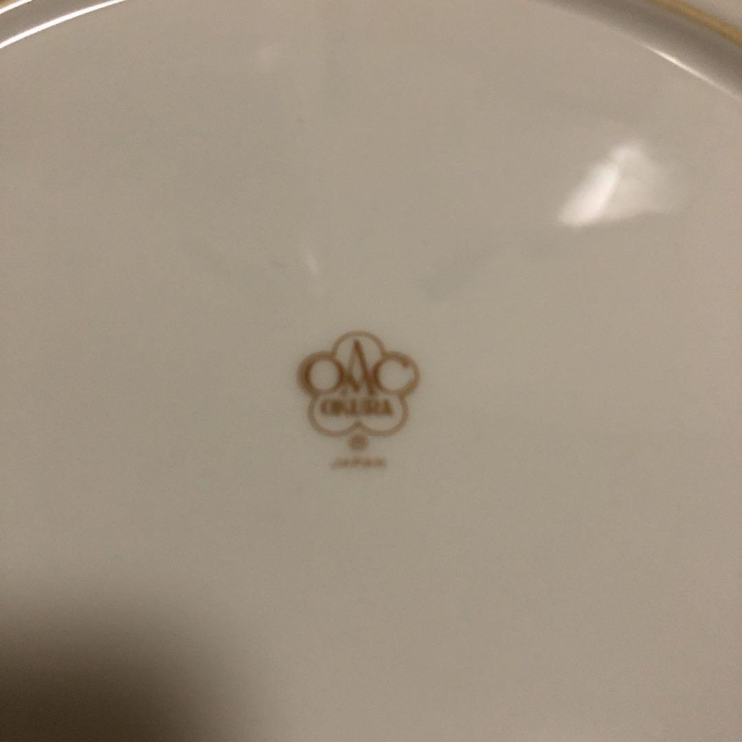 新品未使用　鳳凰、麒麟、蝶々、雲の大倉陶園大皿28センチ☆鳳凰飾りのヴィンテージ